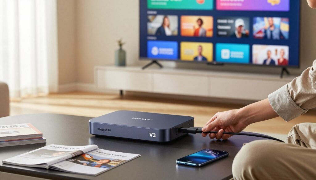 Installation de la King365TV Box V3